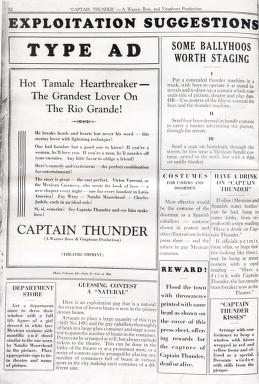 Thumbnail image of a page from Captain Thunder (Warner Bros.)