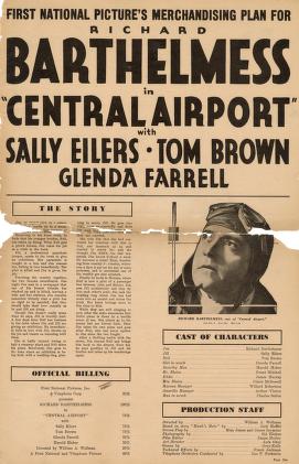 Central Airport (Warner Bros. Pressbook, 1933)