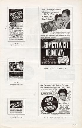 Thumbnail image of a page from Comet Over Broadway (Warner Bros.)