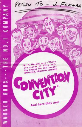 Convention City (Warner Bros. Pressbook, 1933)
