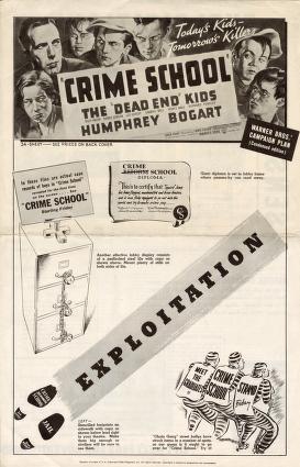 Crime School (Warner Bros. Pressbook, 1938)