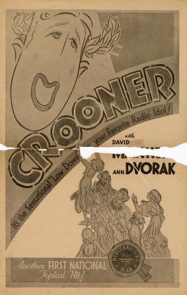 Pressbook for Crooner  (1932)