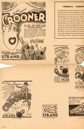Thumbnail image of a page from Crooner (Warner Bros.)
