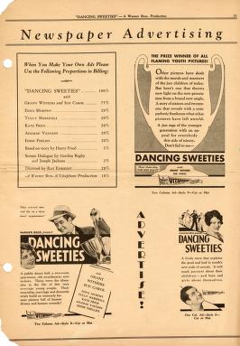 Thumbnail image of a page from Dancing Sweeties (Warner Bros.)