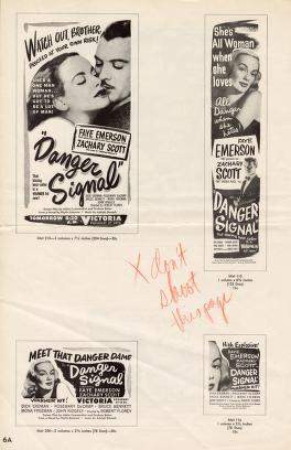 Thumbnail image of a page from Danger Signal (Warner Bros.)