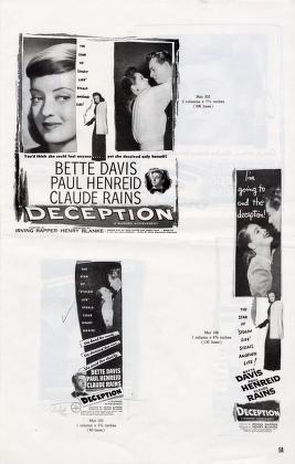 Thumbnail image of a page from Deception (Warner Bros.)