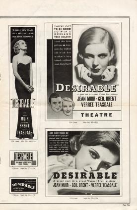 Thumbnail image of a page from Desirable (Warner Bros.)