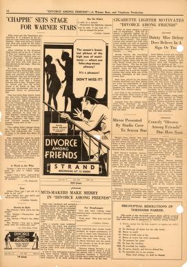 Thumbnail image of a page from Divorce Among Friends (Warner Bros.)