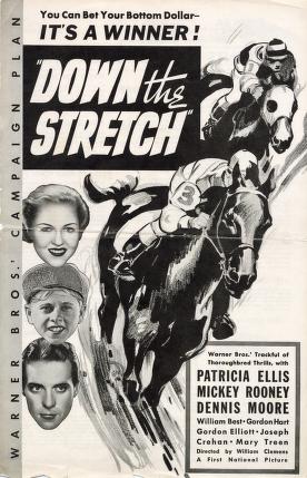 Down the Stretch (Warner Bros. Pressbook, 1936)