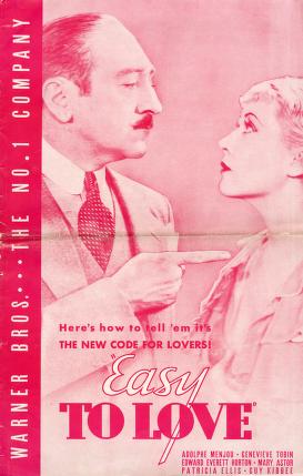 Pressbook for Easy to Love  (1934)