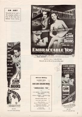 Thumbnail image of a page from Embraceable You (Warner Bros.)