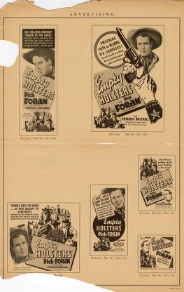 Thumbnail image of a page from Empty Holsters (Warner Bros.)