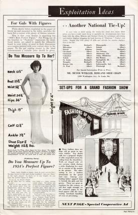 Thumbnail image of a page from Fashions of 1934 (Warner Bros.)