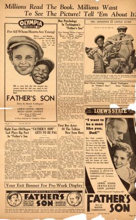Thumbnail image of a page from Father's Son (Warner Bros., 1931)