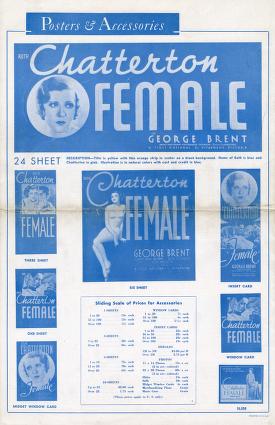 Thumbnail image of a page from Female (Warner Bros.)