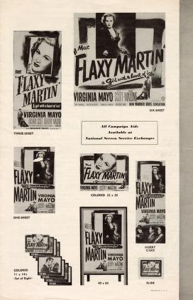Thumbnail image of a page from Flaxy Martin (Warner Bros.)