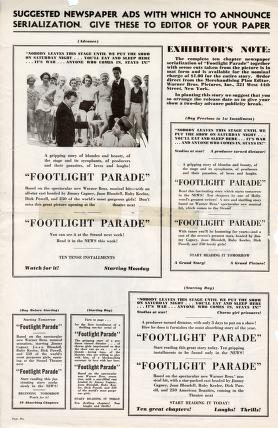 Thumbnail image of a page from Footlight Parade (Warner Bros.)
