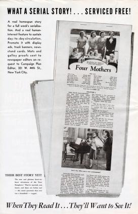 Thumbnail image of a page from Four Mothers (Warner Bros.)