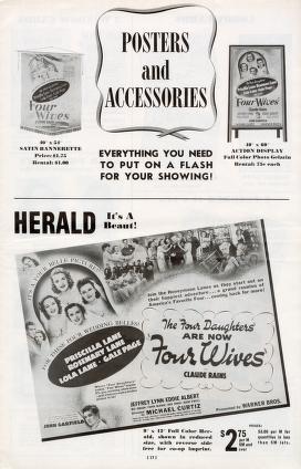 Thumbnail image of a page from Four Wives (Warner Bros.)
