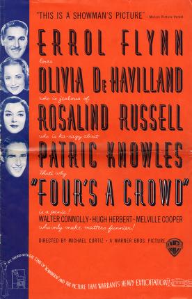 Pressbook for Four's A Crowd  (1938)