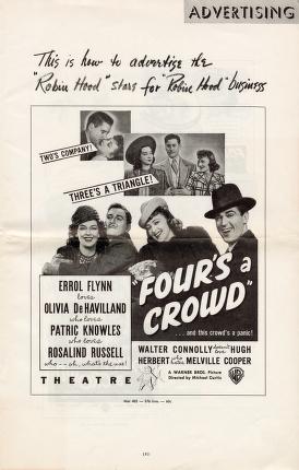 Thumbnail image of a page from Four's A Crowd (Warner Bros.)