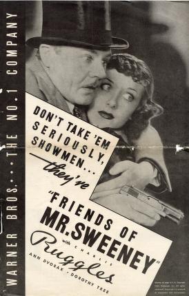 Pressbook for Friends of Mr. Sweeney  (1934)