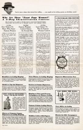 Thumbnail image of a page from Front Page Woman (Warner Bros.)