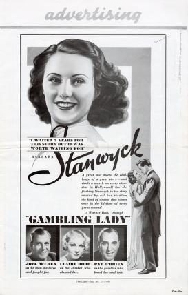 Thumbnail image of a page from Gambling Lady (Warner Bros.)