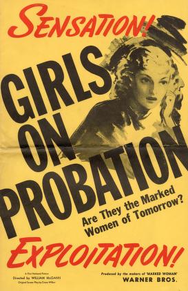 Pressbook for Girls on Probation  (1938)