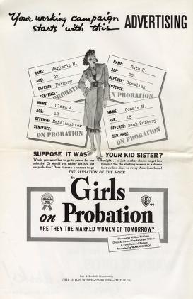 Thumbnail image of a page from Girls on Probation (Warner Bros.)
