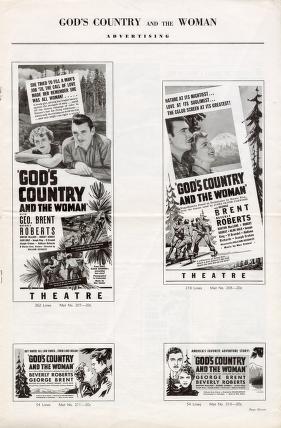 Thumbnail image of a page from God's Country and the Woman (Warner Bros.)