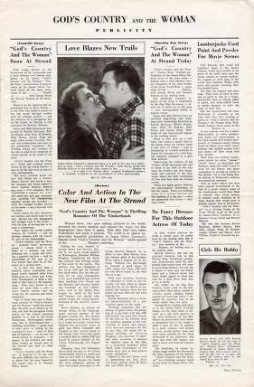 Thumbnail image of a page from God's Country and the Woman (Warner Bros.)