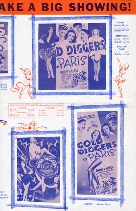Thumbnail image of a page from Gold Diggers in Paris (Warner Bros.)