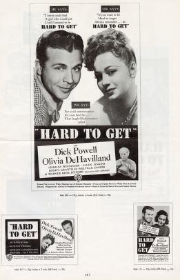 Thumbnail image of a page from Hard to Get (Warner Bros.)