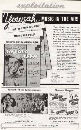 Thumbnail image of a page from Harold Teen (Warner Bros.)