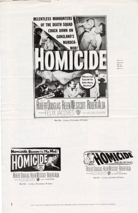 Thumbnail image of a page from Homicide (Warner Bros.)