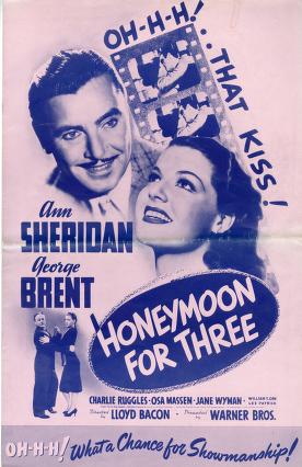Honeymoon for Three (Warner Bros. Pressbook, 1941)