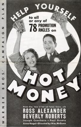 Pressbook for Hot Money  (1936)