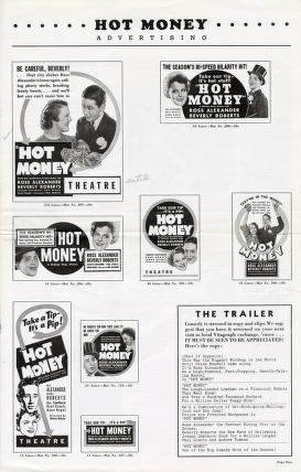 Thumbnail image of a page from Hot Money (Warner Bros.)