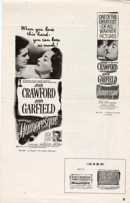 Thumbnail image of a page from Humoresque (Warner Bros.)