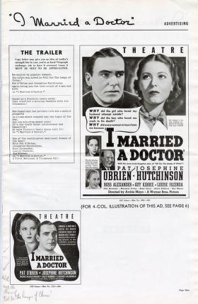 Thumbnail image of a page from I Married a Doctor (Warner Bros.)