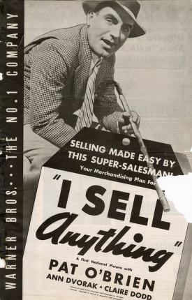 Pressbook for I Sell Anything  (1934)