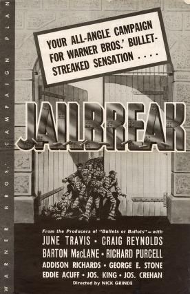 Pressbook for Jailbreak  (1936)