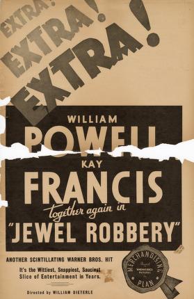 Pressbook for Jewel Robbery  (1932)