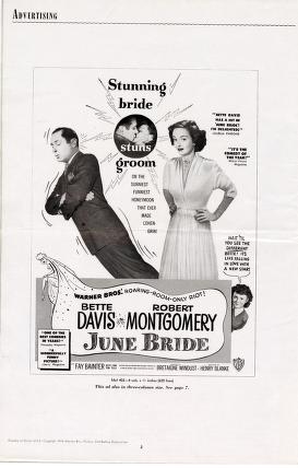 Thumbnail image of a page from June Bride (Warner Bros.)
