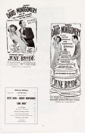 Thumbnail image of a page from June Bride (Warner Bros.)