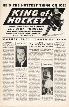 Pressbook for King of Hockey  (1936)
