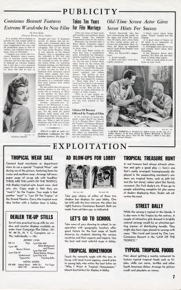 Thumbnail image of a page from Law of the Tropics (Warner Bros.)
