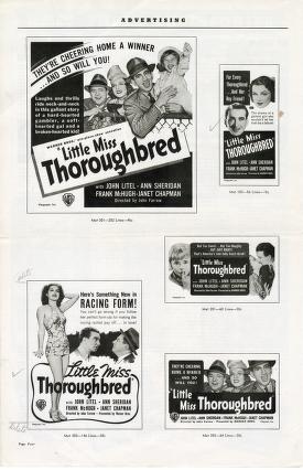 Thumbnail image of a page from Little Miss Thoroughbred (Warner Bros.)