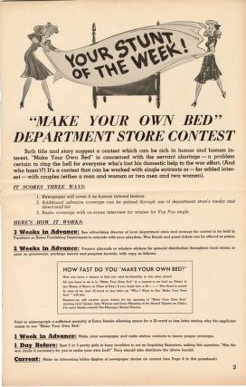 Thumbnail image of a page from Make Your Own Bed (Warner Bros.)